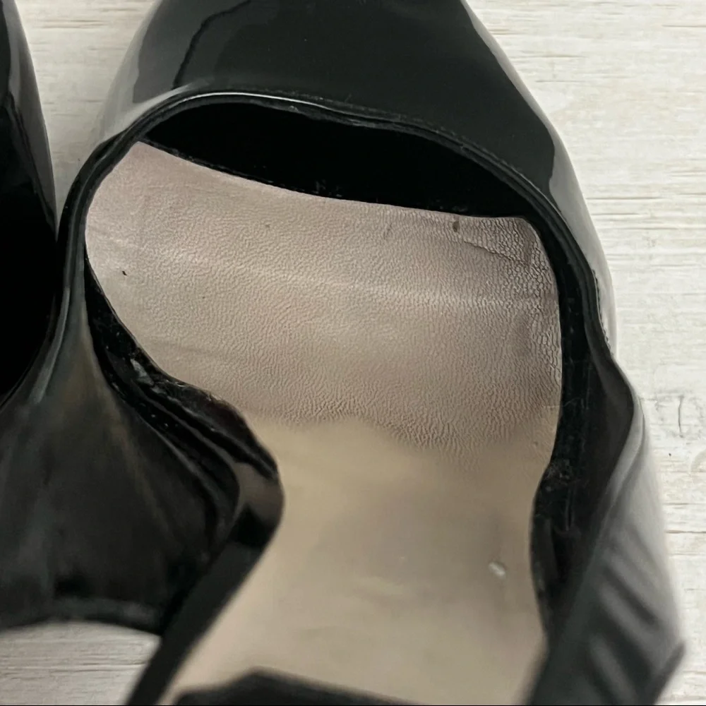 Christian Dior Patent Leather Slingback Pumps SIze 36.5/6.5 - Picture 15 of 16